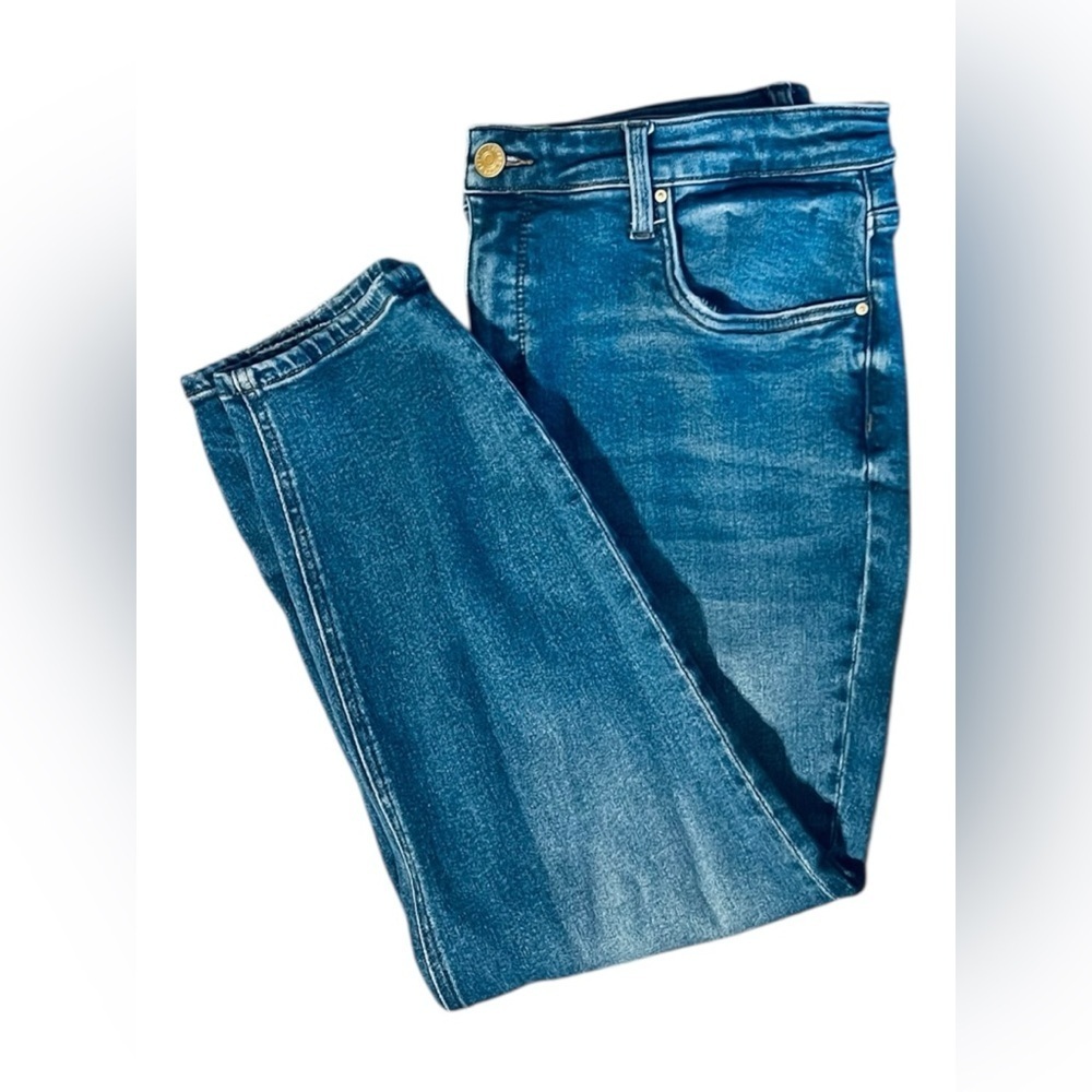 Kut From The Kloth Naomi Fab Ab Crop Straight Leg Jeans – 16W
